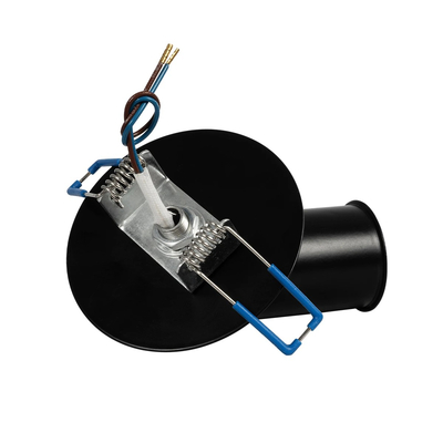 GLOBOSTAR® SARA 999-0058 Χωνευτό Φωτιστικό Οροφής με Ντουί 1 x E27 AC 220-240V IP20 - Μαύρο - Μ8.5 x Π8.5 x Υ11cm