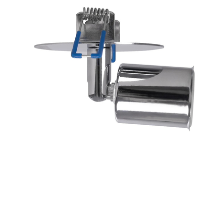 GLOBOSTAR® SARA 999-0059 Χωνευτό Φωτιστικό Οροφής με Ντουί 1 x E27 AC 220-240V IP20 - Ασημί - Μ8.5 x Π8.5 x Υ11cm