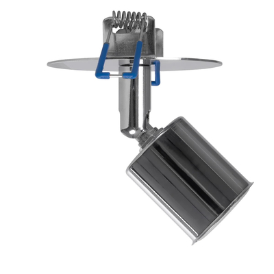 GLOBOSTAR® SARA 999-0059 Χωνευτό Φωτιστικό Οροφής με Ντουί 1 x E27 AC 220-240V IP20 - Ασημί - Μ8.5 x Π8.5 x Υ11cm