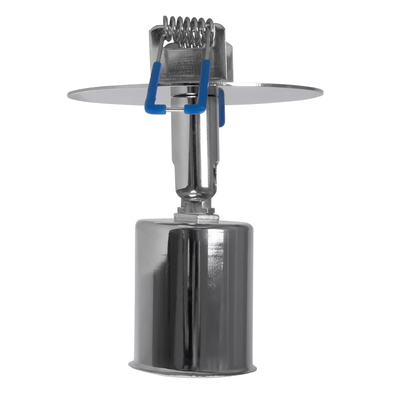 GLOBOSTAR® SARA 999-0059 Χωνευτό Φωτιστικό Οροφής με Ντουί 1 x E27 AC 220-240V IP20 - Ασημί - Μ8.5 x Π8.5 x Υ11cm