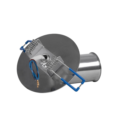 GLOBOSTAR® SARA 999-0059 Χωνευτό Φωτιστικό Οροφής με Ντουί 1 x E27 AC 220-240V IP20 - Ασημί - Μ8.5 x Π8.5 x Υ11cm