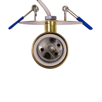 GLOBOSTAR® SARA 999-0060 Χωνευτό Φωτιστικό Οροφής με Ντουί 1 x E27 AC 220-240V IP20 - Χρυσό - Μ8.5 x Π8.5 x Υ11cm