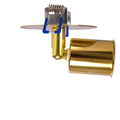 GLOBOSTAR® SARA 999-0060 Χωνευτό Φωτιστικό Οροφής με Ντουί 1 x E27 AC 220-240V IP20 - Χρυσό - Μ8.5 x Π8.5 x Υ11cm