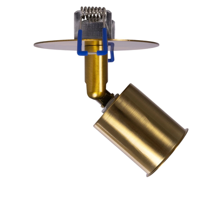 GLOBOSTAR® SARA 999-0061 Χωνευτό Φωτιστικό Οροφής με Ντουί 1 x E27 AC 220-240V IP20 - Χρυσό - Μ8.5 x Π8.5 x Υ11cm