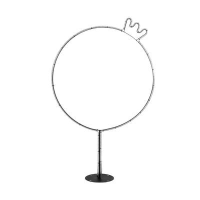 GLOBOSTAR® XMAS-CROWN-BIG Χριστουγεννιάτικο Διακοσμητικό Φωτιστικό LED 27.3W 1092lm 360° AC 220-240V Αδιάβροχο IP65 Θερμό Λευκό 2700K  - Μαύρο & Διάφανο - Μ88 x Π25 x Υ136cm - 2 Χρόνια Εγγύηση