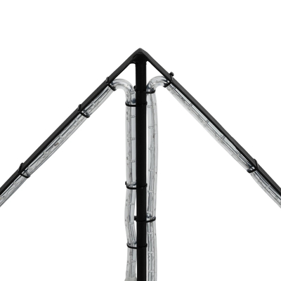 GLOBOSTAR® XMAS-STAR-BIG Χριστουγεννιάτικο Διακοσμητικό Φωτιστικό LED 19,5W 780lm 360° AC 220-240V Αδιάβροχο IP65 Θερμό Λευκό 2700K - Μαύρο & Διάφανο - M114 x Π25 x Υ132cm - 2 Χρόνια Εγγύηση