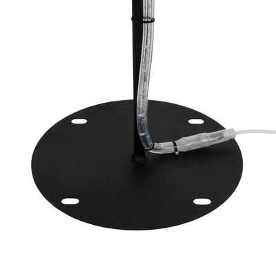 GLOBOSTAR® XMAS-STAR-BIG Χριστουγεννιάτικο Διακοσμητικό Φωτιστικό LED 19,5W 780lm 360° AC 220-240V Αδιάβροχο IP65 Θερμό Λευκό 2700K - Μαύρο & Διάφανο - M114 x Π25 x Υ132cm - 2 Χρόνια Εγγύηση