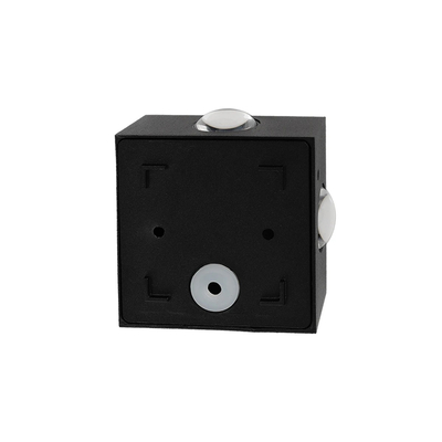 GLOBOSTAR® HIKARI 60686 Μοντέρνο Φωτιστικό Τοίχου - Απλίκα LED 8W 1000lm 30° AC 220-240V Αδιάβροχο IP65 Θερμό Λευκό 2700K - CREE XPE Chip & TÜV SÜD Driver - Μαύρο Ματ - Μ9 x Π4 x Υ9cm - 5 Χρόνια Εγγύηση