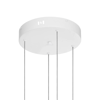 kelvo® VENOM 61192 Μοντέρνο Κρεμαστό Φωτιστικό Οροφής LED 150W 17659lm 120° AC 220-240V IP20 Ρυθμιζόμενο Λευκό CCT με Χειριστήριο από 2700K έως 6000K Dimmable - Lumileds SMD Chip - Λευκό Ματ - Μ150 x Π90 x Υ60cm - 3 Χρόνια Εγγύηση