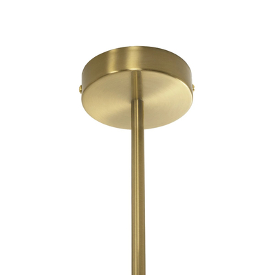 kelvo® GLOW 61667 Μοντέρνο Κρεμαστό Φωτιστικό Οροφής LED 34W 3400lm 360° AC 220-240V IP20 Ρυθμιζόμενο Λευκό CCT με Χειριστήριο από 2700K έως 6000K Dimmable - Lumileds SMD Chip - Χρυσό Πλατίνα & Λευκό Νήμα - Μ20 x Π35 x Υ120cm - 3 Χρόνια Εγγύηση