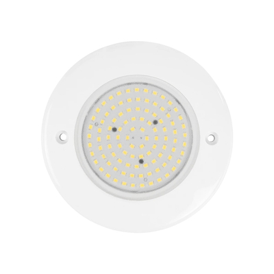 GLOBOSTAR® POOLARTY 61715 Υποβρύχιο Φωτιστικό για Σιντριβάνια/Πισίνες LED 8W 640lm 120° DC 12V Αδιάβροχο IP68 Φυσικό Λευκό 4500K Dimmable - Bridgelux SMD Chip - 1m VDE Rubber Καλώδιο - Μ13 x Π13 x Υ2cm - 3 Χρόνια Εγγύηση