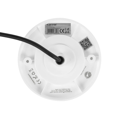 GLOBOSTAR® POOLARTY 61715 Υποβρύχιο Φωτιστικό για Σιντριβάνια/Πισίνες LED 8W 640lm 120° DC 12V Αδιάβροχο IP68 Φυσικό Λευκό 4500K Dimmable - Bridgelux SMD Chip - 1m VDE Rubber Καλώδιο - Μ13 x Π13 x Υ2cm - 3 Χρόνια Εγγύηση