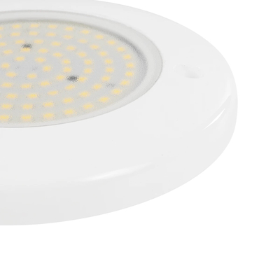 GLOBOSTAR® POOLARTY 61715 Υποβρύχιο Φωτιστικό για Σιντριβάνια/Πισίνες LED 8W 640lm 120° DC 12V Αδιάβροχο IP68 Φυσικό Λευκό 4500K Dimmable - Bridgelux SMD Chip - 1m VDE Rubber Καλώδιο - Μ13 x Π13 x Υ2cm - 3 Χρόνια Εγγύηση