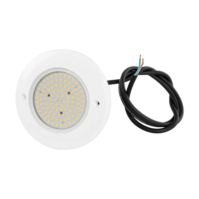 GLOBOSTAR® POOLARTY 61716 Υποβρύχιο Φωτιστικό για Σιντριβάνια/Πισίνες LED 8W 600lm 120° DC 12V Αδιάβροχο IP68 Θερμό Λευκό 2700K Dimmable - Bridgelux SMD Chip - 1m VDE Rubber Καλώδιο - Μ13 x Π13 x Υ2cm - 3 Χρόνια Εγγύηση