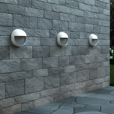 kelvo® STEPART KLV-101-0097 Μοντέρνο Φωτιστικό Σκαλοπατιού - Διαδρόμου LED 3W 375lm 45° AC 220-240V Αδιάβροχο IP65 Θερμό Λευκό 2700K - Lumileds SMD Chip & TÜV SÜD Driver - Λευκό Ματ - Μ16 x Π8 x Υ16cm - 5 Χρόνια Εγγύηση