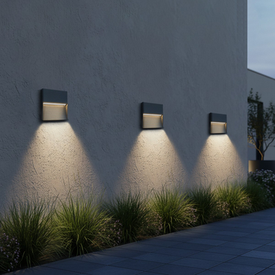 kelvo® STEPART KLV-101-0105 Μοντέρνο Φωτιστικό Σκαλοπατιού - Διαδρόμου LED 4W 500lm 45° AC 220-240V Αδιάβροχο IP65 Θερμό Λευκό 2700K - Lumileds SMD Chip & TÜV SÜD Driver - Γκρι Ανθρακί Ματ - Μ15 x Π3.5 x Υ15cm - 5 Χρόνια Εγγύηση