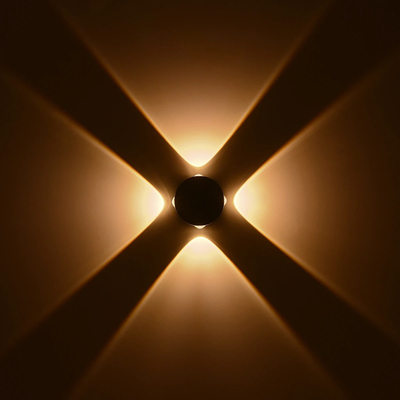 kelvo® ARKOS KLV-101-0108 Μοντέρνο Φωτιστικό Τοίχου - Απλίκα LED 8W 840lm 15° AC 220-240V Αδιάβροχο IP65 Θερμό Λευκό 2700K - CREE SMD Chip & TÜV SÜD Driver - Γκρι Ανθρακί Ματ - Μ13 x Π5.5 x Υ13cm - 5 Χρόνια Εγγύηση