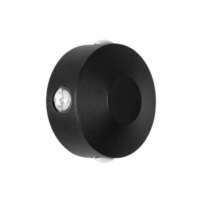 kelvo® ARKOS KLV-101-0107 Μοντέρνο Φωτιστικό Τοίχου - Απλίκα LED 8W 840lm 15° AC 220-240V Αδιάβροχο IP65 Θερμό Λευκό 2700K - CREE SMD Chip & TÜV SÜD Driver - Μαύρο Ματ - Μ13 x Π5.5 x Υ13cm - 5 Χρόνια Εγγύηση