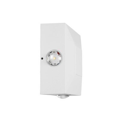 kelvo® ARKOS KLV-101-0112 Μοντέρνο Φωτιστικό Τοίχου - Απλίκα LED 8W 840lm 15° AC 220-240V Αδιάβροχο IP65 Θερμό Λευκό 2700K - CREE SMD Chip & TÜV SÜD Driver - Λευκό Ματ - Μ14 x Π5.5 x Υ14cm - 5 Χρόνια Εγγύηση