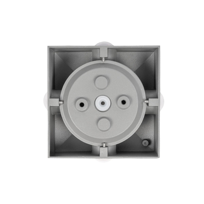 kelvo® ARKOS KLV-101-0111 Μοντέρνο Φωτιστικό Τοίχου - Απλίκα LED 8W 840lm 15° AC 220-240V Αδιάβροχο IP65 Θερμό Λευκό 2700K - CREE SMD Chip & TÜV SÜD Driver - Γκρι Ανθρακί Ματ - Μ14 x Π5.5 x Υ14cm - 5 Χρόνια Εγγύηση