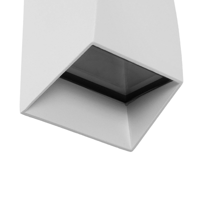 kelvo® FLUX KLV-101-0121 Μοντέρνο Φωτιστικό Τοίχου - Απλίκα LED 6W 750lm 30° AC 220-240V Αδιάβροχο IP65 Θερμό Λευκό 2700K - Bridgelux COB Chip & TÜV SÜD Driver - Λευκό Ματ - Μ5 x Π8.5 x Υ17cm - 5 Χρόνια Εγγύηση