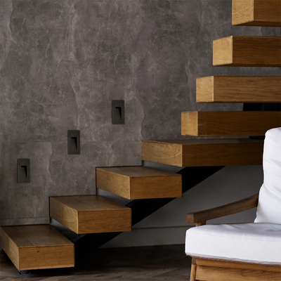 kelvo® STEPART KLV-101-0089 Μοντέρνο Χωνευτό Φωτιστικό Σκαλοπατιού - Διαδρόμου LED 3W 375lm 45° AC 220-240V Αδιάβροχο IP65 Θερμό Λευκό 2700K - Lumileds SMD Chip & TÜV SÜD Driver - Μαύρο Ματ - Μ5.5 x Π6 x Υ10cm / Q5 x 9.61cm - 5 Χρόνια Εγγύηση