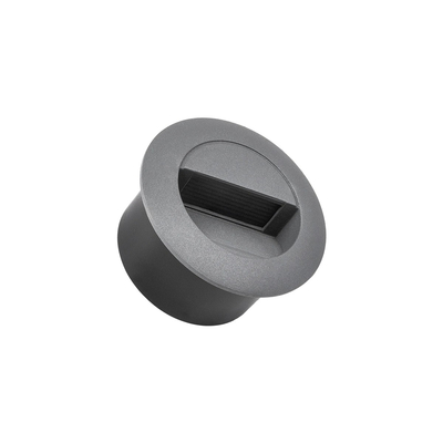 kelvo® STEPART KLV-101-0075 Μοντέρνο Χωνευτό Φωτιστικό Σκαλοπατιού - Διαδρόμου LED 3W 375lm 45° AC 220-240V Αδιάβροχο IP65 Θερμό Λευκό 2700K - Lumileds SMD Chip & TÜV SÜD Driver - Γκρι Ανθρακί Ματ - Μ8.3 x Π4.5 x Υ8.3cm  / Q6.55 x 6.55cm - 5 Χρόνια Εγγύηση