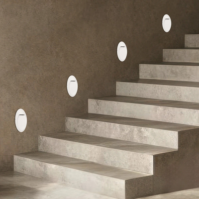 kelvo® STEPART KLV-101-0103 Μοντέρνο Φωτιστικό Σκαλοπατιού - Διαδρόμου LED 3W 375lm 45° AC 220-240V Αδιάβροχο IP65 Θερμό Λευκό 2700K - Lumileds SMD Chip & TÜV SÜD Driver - Λευκό Ματ - Μ13 x Π5.5 x Υ26cm - 5 Χρόνια Εγγύηση