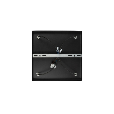 kelvo® SPOTA KLV-101-0146 Μοντέρνο Κινούμενο Φωτιστικό Σποτ Οροφής με Ντουί 4 x GU10 90° AC 220-240V IP20 - Μαύρο Ματ - Μ26 x Π26 x Υ14cm