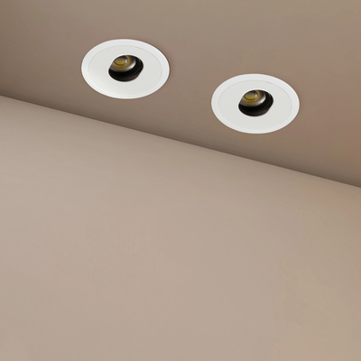 kelvo® ASYMMETRICAL KLV-101-0133 Χωνευτό Downlight Σποτ LED 7W 875lm 15°x30° AC 220-240V IP20 Φυσικό Λευκό 4500K - Bridgelux COB Chip & TÜV SÜD Driver - Λευκό Ματ - Μ8.3 x Π8.3 x Υ8.2cm / Q7.3cm - 5 Χρόνια Εγγύηση