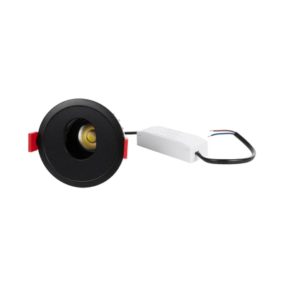 kelvo® ASYMMETRICAL KLV-101-0132 Χωνευτό Downlight Σποτ LED 7W 875lm 15°x30° AC 220-240V IP20 Φυσικό Λευκό 4500K - Bridgelux COB Chip & TÜV SÜD Driver - Μαύρο Ματ - Μ8.3 x Π8.3 x Υ8.2cm / Q7.3cm - 5 Χρόνια Εγγύηση