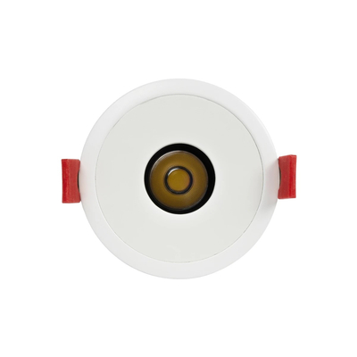 kelvo® PINADO KLV-101-0129 Χωνευτό Downlight Σποτ LED 7W 875lm 15° AC 220-240V IP20 Φυσικό Λευκό 4500K - Bridgelux COB Chip & TÜV SÜD Driver - Λευκό Ματ - Μ8.3 x Π8.3 x Υ8.2cm / Q7.3cm - 5 Χρόνια Εγγύηση