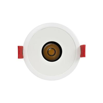 kelvo® PINADO KLV-101-0127 Χωνευτό Downlight Σποτ LED 7W 840lm 15° AC 220-240V IP20 Θερμό Λευκό 2700K - Bridgelux COB Chip & TÜV SÜD Driver - Λευκό Ματ - Μ8.3 x Π8.3 x Υ8.2cm / Q7.3cm - 5 Χρόνια Εγγύηση