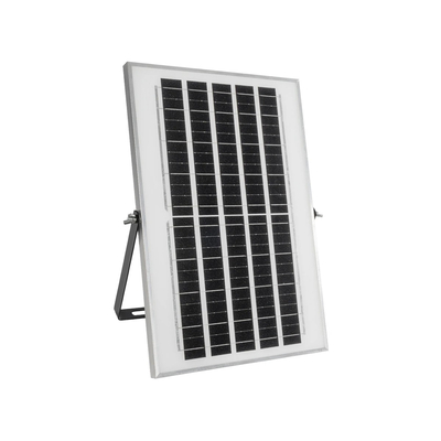 GLOBOSTAR® LUMOVOX 73067 Προβολέας LED 100W 5000lm 120° DC 5V με Φωτοβολταϊκό Panel 5V 8W & Επαναφορτιζόμενη Μπαταρία Li-ion 3.2V 5000mAh Αδιάβροχο IP67 Ψυχρό Λευκό 6000K - 120 x SMD2835 Sanan Chip - Γκρι Ανθρακί - Μ25 x Π5.5 x Υ17.5cm - 2 Χρόνια Εγγύηση