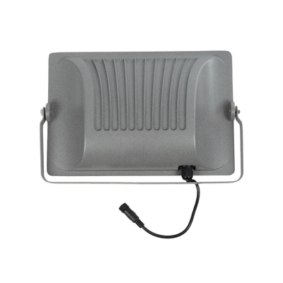 GLOBOSTAR® LUMOVOX 73068 Προβολέας LED 200W 10000lm 120° DC 5V με Φωτοβολταϊκό Panel 5V 12W & Επαναφορτιζόμενη Μπαταρία Li-ion 3.2V 10000mAh Αδιάβροχο IP67 Ψυχρό Λευκό 6000K - 180 x SMD2835 Sanan Chip - Γκρι Ανθρακί - Μ29.5 x Π5.5 x Υ19cm - 2 Χρόνια Εγγύηση