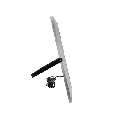 GLOBOSTAR® LUMOVOX 73069 Προβολέας LED 300W 15000lm 120° DC 5V με Φωτοβολταϊκό Panel 5V 20W & Επαναφορτιζόμενη Μπαταρία Li-ion 3.2V 15000mAh Αδιάβροχο IP67 Ψυχρό Λευκό 6000K - 360 x SMD2835 Sanan Chip - Γκρι Ανθρακί - Μ37 x Π7.5 x Υ27cm - 2 Χρόνια Εγγύηση