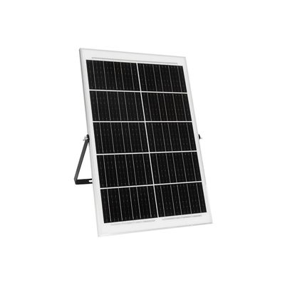 GLOBOSTAR® LUMOVOX 73070 Προβολέας LED 400W 20000lm 120° DC 5V με Φωτοβολταϊκό Panel 5V 25W & Επαναφορτιζόμενη Μπαταρία Li-ion 3.2V 20000mAh Αδιάβροχο IP67 Ψυχρό Λευκό 6000K - 400 x SMD2835 Sanan Chip - Γκρι Ανθρακί - Μ45 x Π7.5 x Υ30.5cm - 2 Χρόνια Εγγύηση