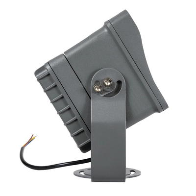 GLOBOSTAR® FLOODXENA 90128 Προβολέας Σποτ Wall Washer LED 24W 2640lm 10° AC 220-240V Αδιάβροχο IP65 Θερμό Λευκό 2700K - Bridgelux SMD Chip - Γκρι Ανθρακί - Μ18 x Π13.5 x Υ18cm - 3 Χρόνια Εγγύηση