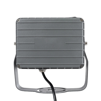 GLOBOSTAR® FLOODXENA 90128 Προβολέας Σποτ Wall Washer LED 24W 2640lm 10° AC 220-240V Αδιάβροχο IP65 Θερμό Λευκό 2700K - Bridgelux SMD Chip - Γκρι Ανθρακί - Μ18 x Π13.5 x Υ18cm - 3 Χρόνια Εγγύηση