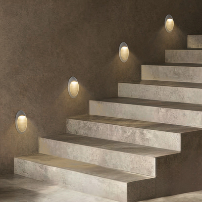 kelvo® STEPART KLV-101-0102 Μοντέρνο Φωτιστικό Σκαλοπατιού - Διαδρόμου LED 3W 375lm 45° AC 220-240V Αδιάβροχο IP65 Θερμό Λευκό 2700K - Lumileds SMD Chip & TÜV SÜD Driver - Γκρι Ανθρακί Ματ - Μ13 x Π5.5 x Υ26cm - 5 Χρόνια Εγγύηση