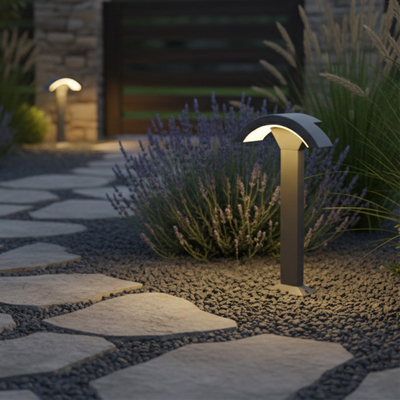 kelvo® GREMO KLV-101-0125 Μοντέρνο Φωτιστικό Κολωνάκι Κήπου LED 10W 1050lm 45° AC 220-240V Αδιάβροχο IP65 Θερμό Λευκό 2700K - Lumileds SMD Chip & TÜV SÜD Driver - Γκρι Ανθρακί Ματ - Μ29.5 x Π11.5 x Υ50cm - 5 Χρόνια Εγγύηση