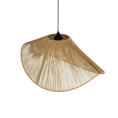 GLOBOSTAR® ECLAIR 205-0031 Boho Κρεμαστό Φωτιστικό Οροφής με Ντουί 1 x E27 AC 220-240V IP20 - Μπεζ - M70 x Π40 x Υ32cm