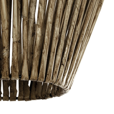 GLOBOSTAR® CASTILLO 205-0046 Boho Κρεμαστό Φωτιστικό Οροφής με Ντουί 1 x E27 AC 220-240V IP20 - Μπεζ - M26 x Π26 x Υ36cm