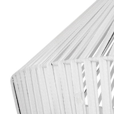 GLOBOSTAR® NUI 205-0064 Boho Κρεμαστό Φωτιστικό Οροφής με Ντουί 1 x E27 AC 220-240V IP20 - Λευκό - M60 x Π60 x Υ41cm