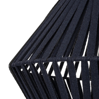 GLOBOSTAR® NUI 205-0071 Boho Κρεμαστό Φωτιστικό Οροφής με Ντουί 1 x E27 AC 220-240V IP20 - Μπλε - M36 x Π36 x Υ27cm