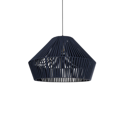 GLOBOSTAR® NUI 205-0072 Boho Κρεμαστό Φωτιστικό Οροφής με Ντουί 1 x E27 AC 220-240V IP20 - Μπλε - M60 x Π60 x Υ41cm