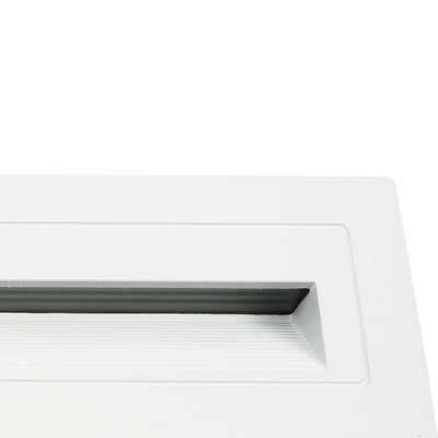 kelvo® STEPART KLV-101-0088 Μοντέρνο Χωνευτό Φωτιστικό Σκαλοπατιού - Διαδρόμου LED 6W 750lm 45° AC 220-240V Αδιάβροχο IP65 Θερμό Λευκό 2700K - Lumileds SMD Chip & TÜV SÜD Driver - Λευκό Ματ - Μ21 x Π5.5 x Υ6.5cm / Q20.3 x 5.6cm - 5 Χρόνια Εγγύηση