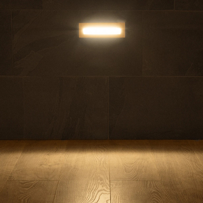 kelvo® STEPART KLV-101-0088 Μοντέρνο Χωνευτό Φωτιστικό Σκαλοπατιού - Διαδρόμου LED 6W 750lm 45° AC 220-240V Αδιάβροχο IP65 Θερμό Λευκό 2700K - Lumileds SMD Chip & TÜV SÜD Driver - Λευκό Ματ - Μ21 x Π5.5 x Υ6.5cm / Q20.3 x 5.6cm - 5 Χρόνια Εγγύηση