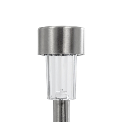 GLOBOSTAR® SOLARDECOR 71520 Διακοσμητικό Φωτιστικό με Βάση Κήπου / Καρφωτό LED 1W 50lm 180° DC 5V με Φωτοβολταϊκό Panel 5V 0.1W & Επαναφορτιζόμενη Μπαταρία Li-ion 3.2V 600mAh Αδιάβροχο IP65 Ψυχρό Λευκό 6000K - Μ4.6 x Π4.6 x Υ30cm - 2 Χρόνια Εγγύηση