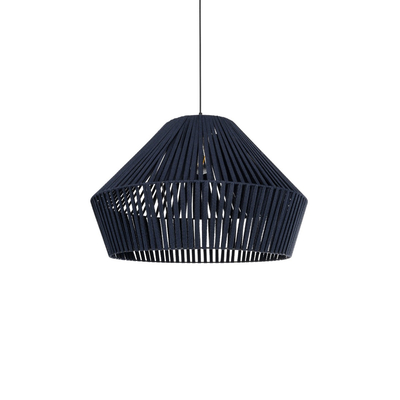 GLOBOSTAR® NUI 205-0072 Boho Κρεμαστό Φωτιστικό Οροφής με Ντουί 1 x E27 AC 220-240V IP20 - Μπλε - M60 x Π60 x Υ41cm